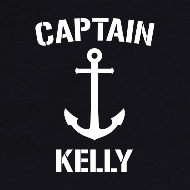 Nautical Captain Kelly Personalized Boat Anchor by Rewstudio